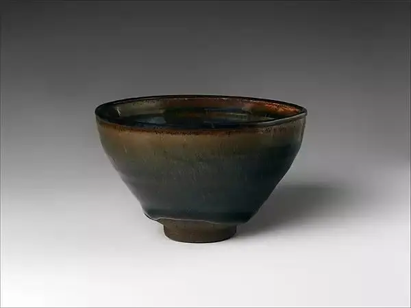 北宋建窑黑釉盏-美国大都会博物馆藏